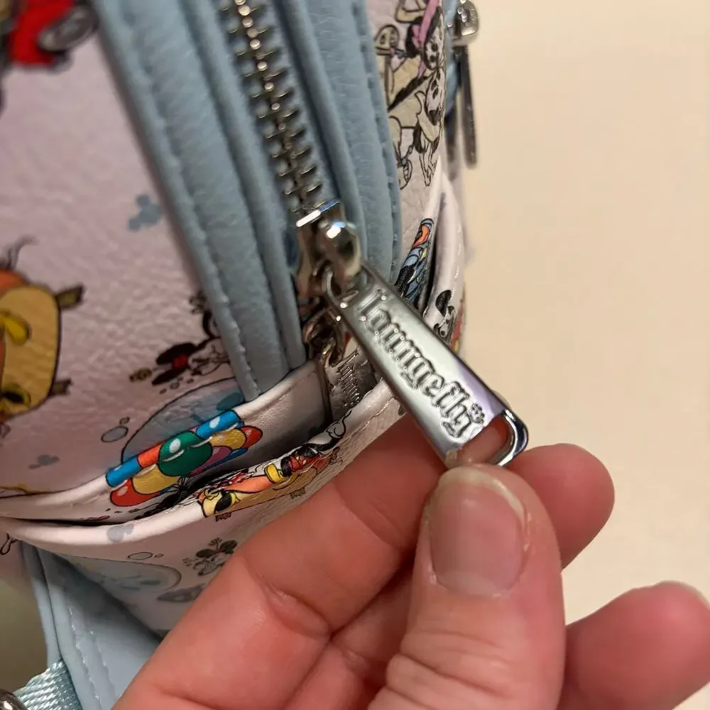 Disney Parks Loungefly Mickey & Minnie’s Runaway Railway Mini Backpack